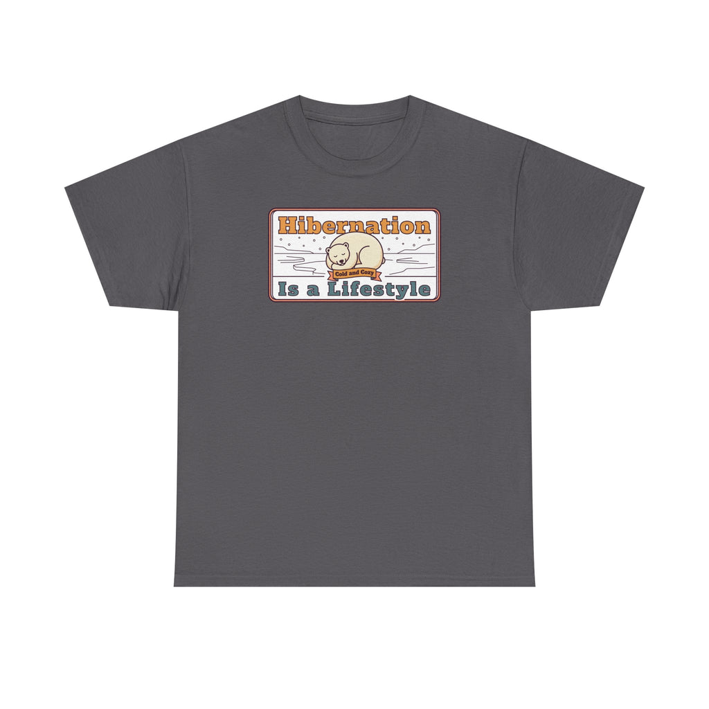 Hibernation Is a Lifestyle T-Shirt | Sloth Nap Illustration