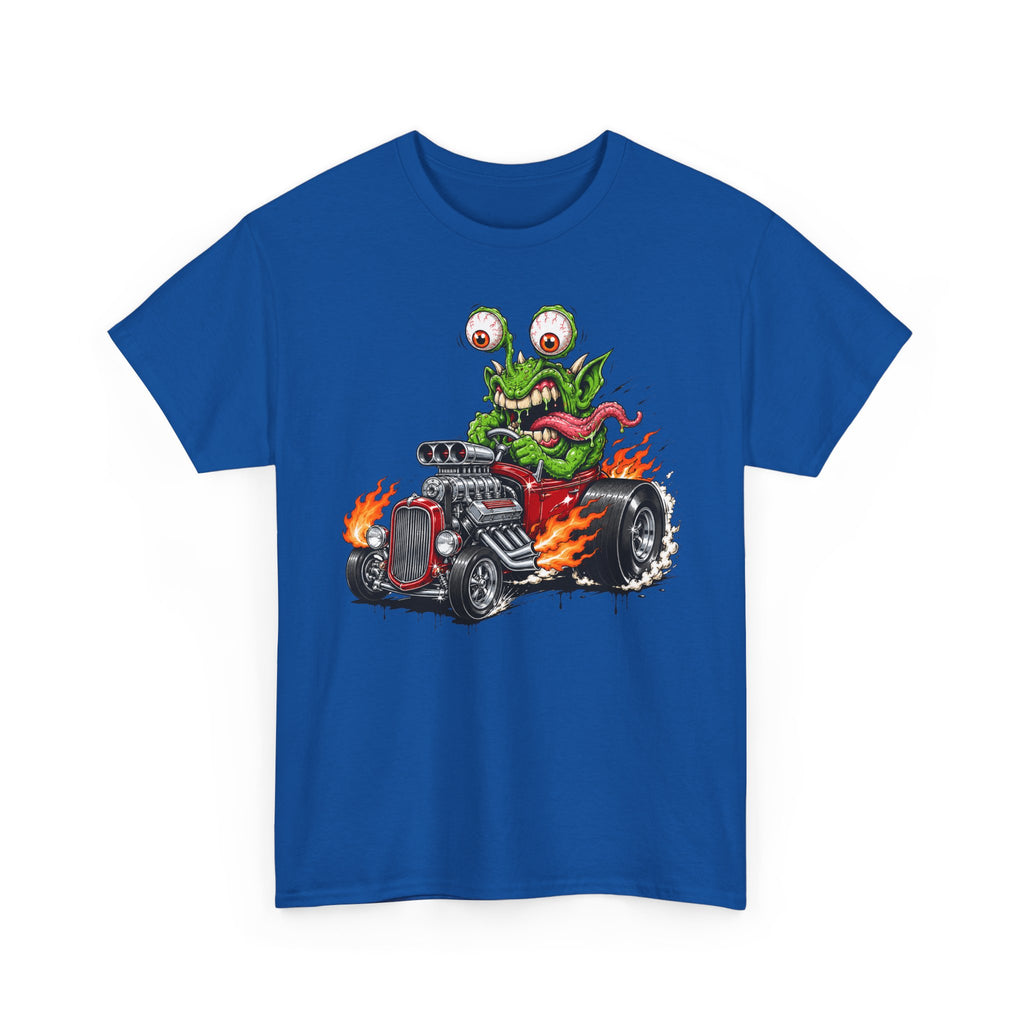 Wild-Eyed Monster Hot Rod Tee | Kustom Kulture Car Art, Unisex Retro Graphic T-Shirt Gift