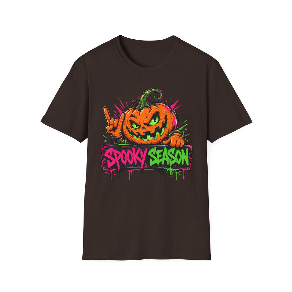 Spooky Season Pumpkin Jack-O-Lantern T-Shirt | Halloween Graphic Tee | Fall Vibes Shirt | Trick or Treat Tee | Pumpkin Lover Gift
