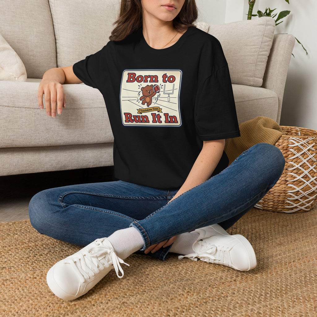 Funny Sports Bear T-Shirt | Cute Game Day Humor Graphic Tee