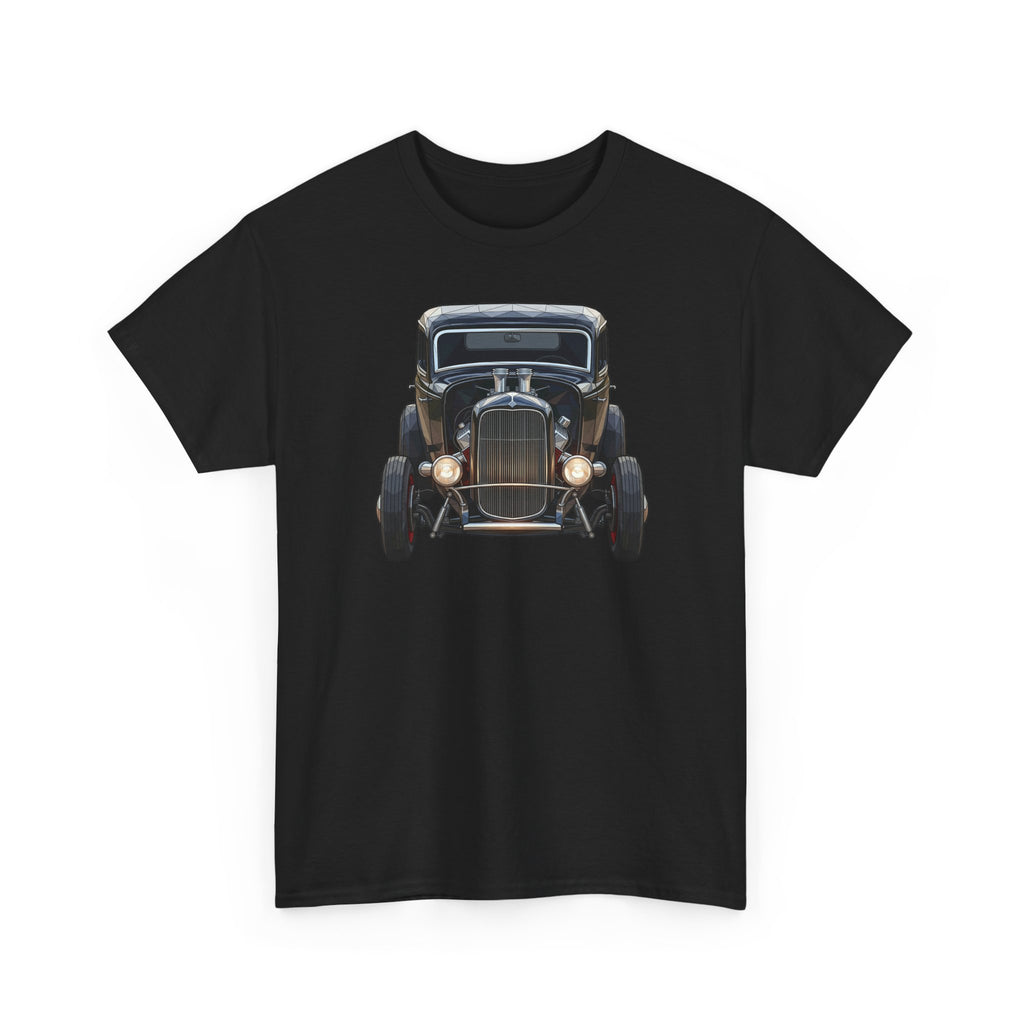Vintage Hot Rod Front and Rear Tee | Classic Car Graphic Shirt