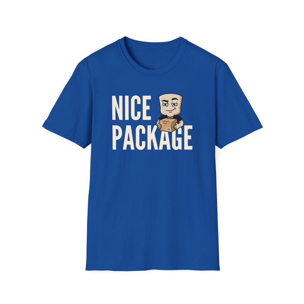 Nice Package T-Shirt, Funny Delivery Driver Tee, Mailman Postal Worker Gift Shirt, Sarcastic Adult Humor Tee Men & Women