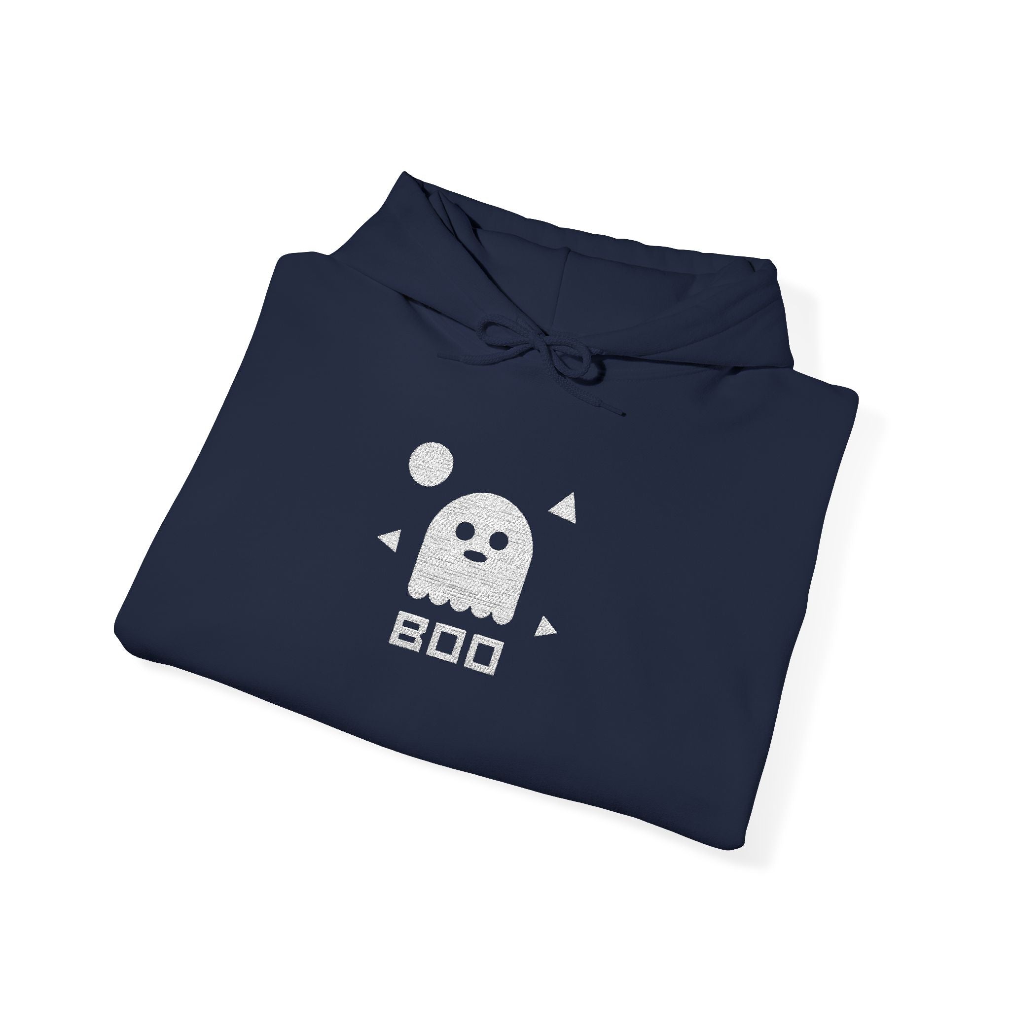 Pixel Ghost Hoodie | Cute Retro 8-Bit Boo Ghost Sweatshirt, Unisex Gamer Halloween Gift Pullover