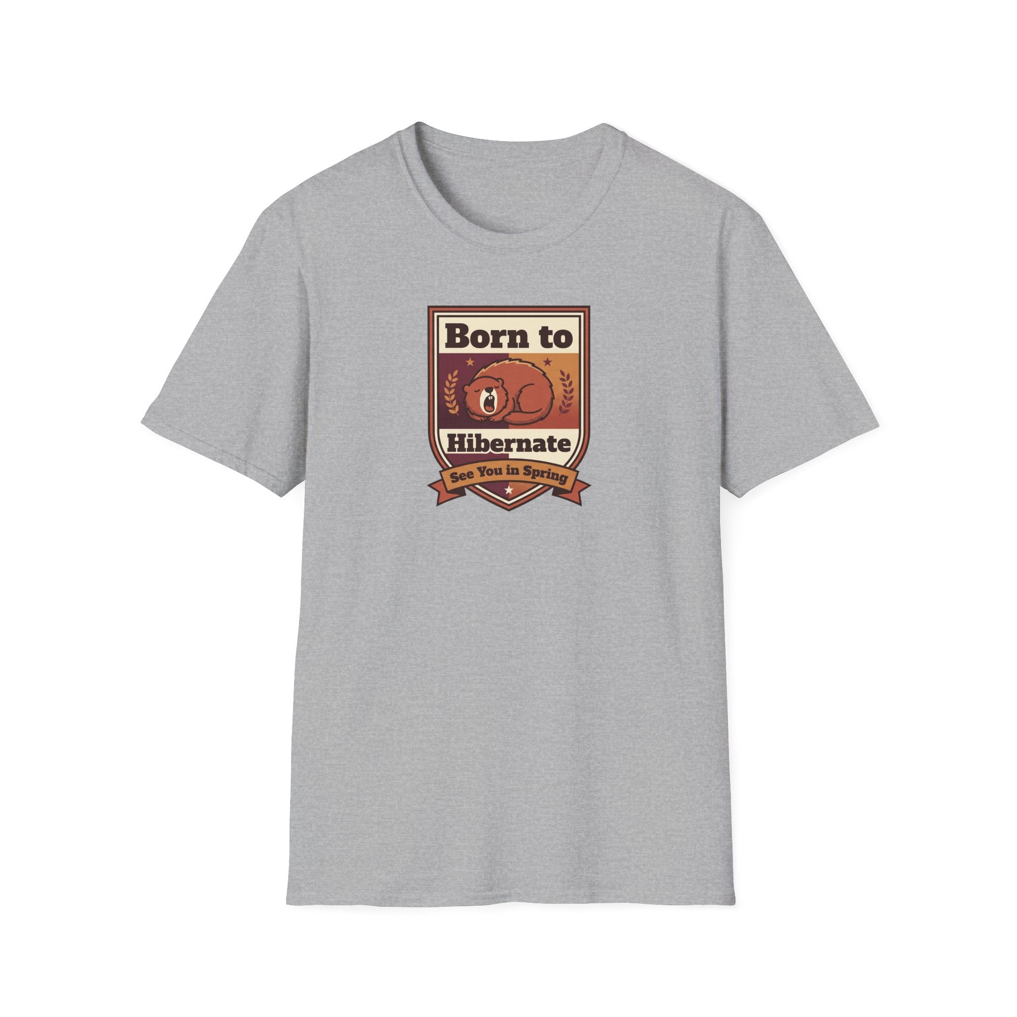 Born to Hibernate Bear graphic tee | T-Shirt, Cozy Winter Design