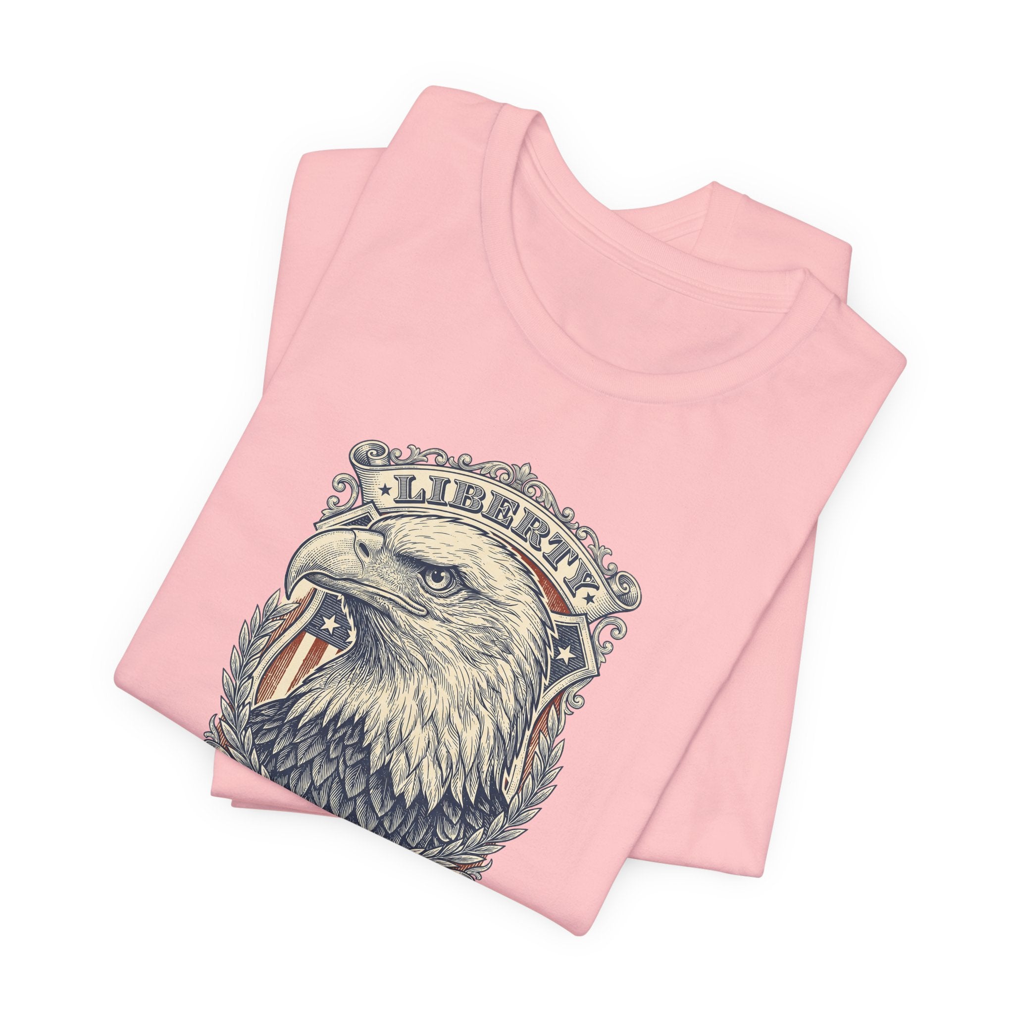 Liberty Bald Eagle tee | Eagle Head Graphic Shirt, E Pluribus Unum design