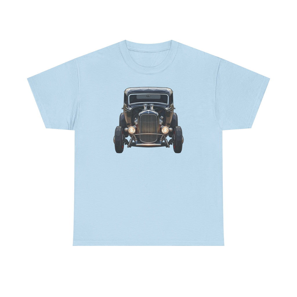 Vintage Hot Rod Front and Rear Tee | Classic Car Graphic Shirt