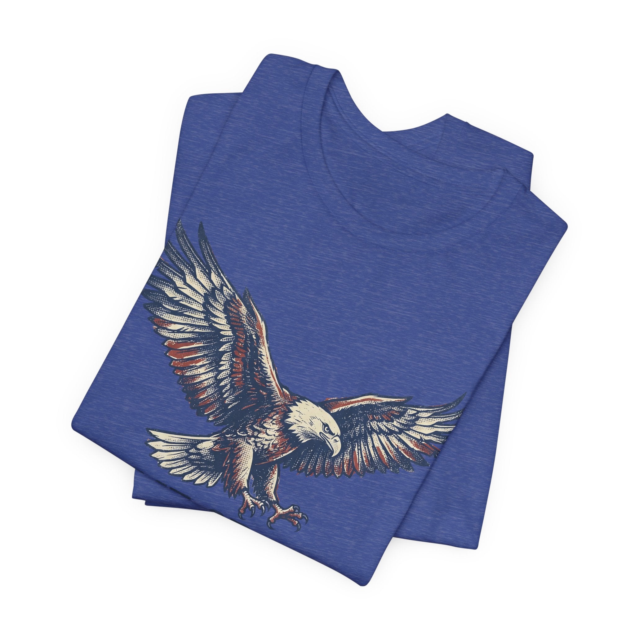 Home of the Brave Bald Eagle T-Shirt — Patriotic Americana Graphic Tee