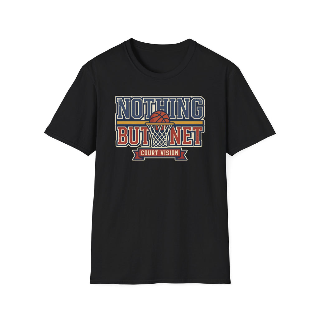 Basketball T-Shirt | Retro Hoops Court Vision Graphic Tee