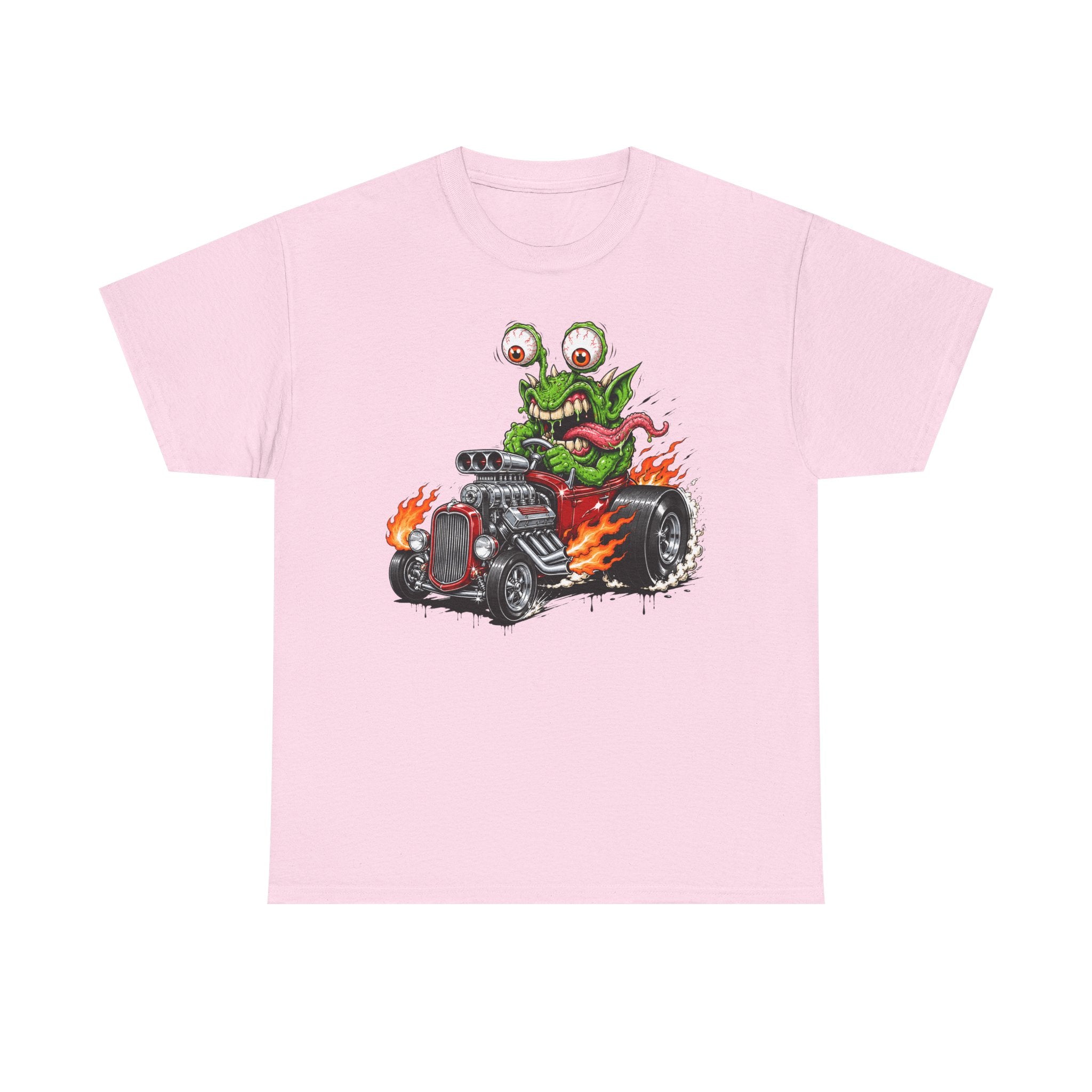 Wild-Eyed Monster Hot Rod Tee | Kustom Kulture Car Art, Unisex Retro Graphic T-Shirt Gift