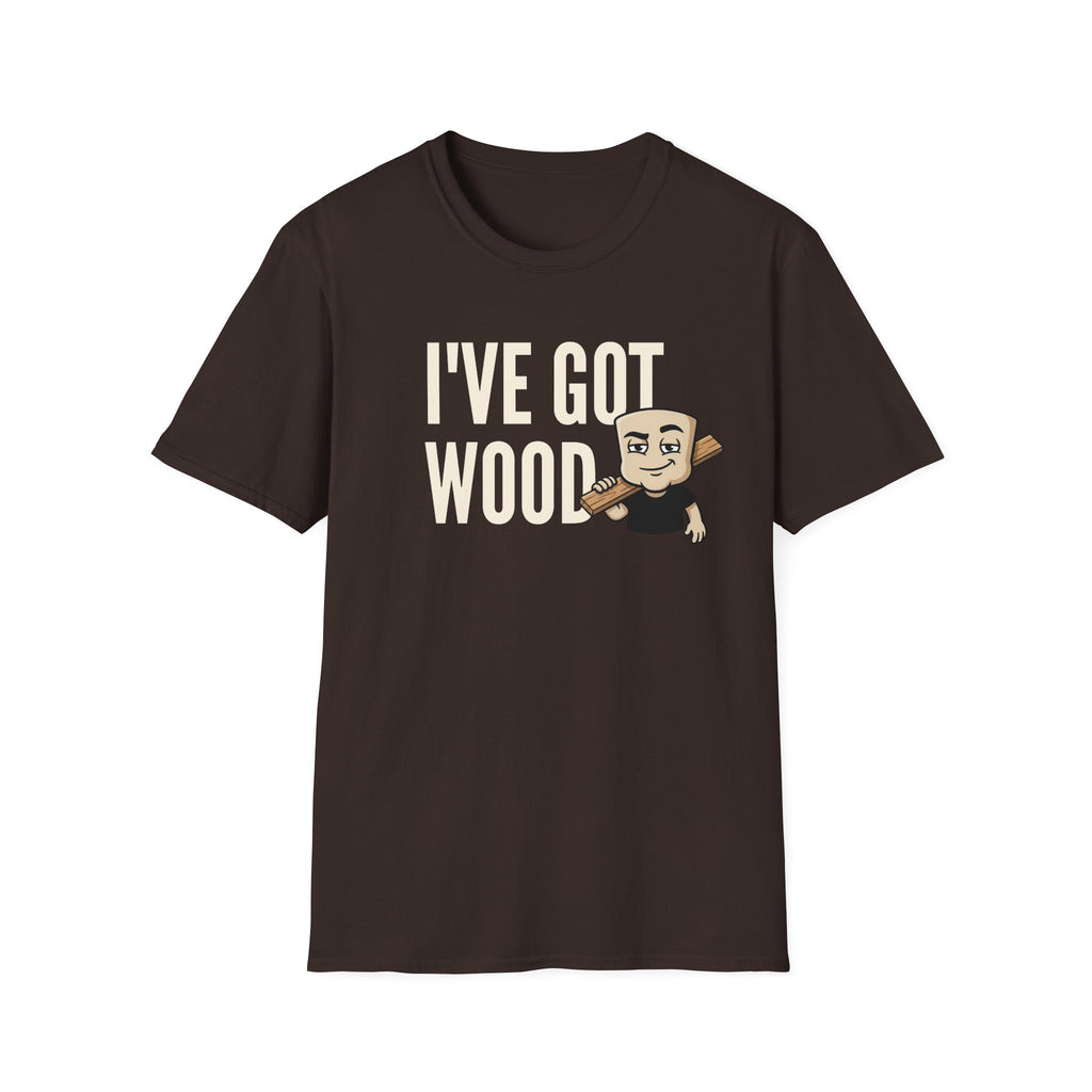 I've Got Wood T-Shirt, Funny Carpenter Tee, Woodworker Lumberjack Gift Shirt, Sarcastic Woodworking Humor Tee for Men