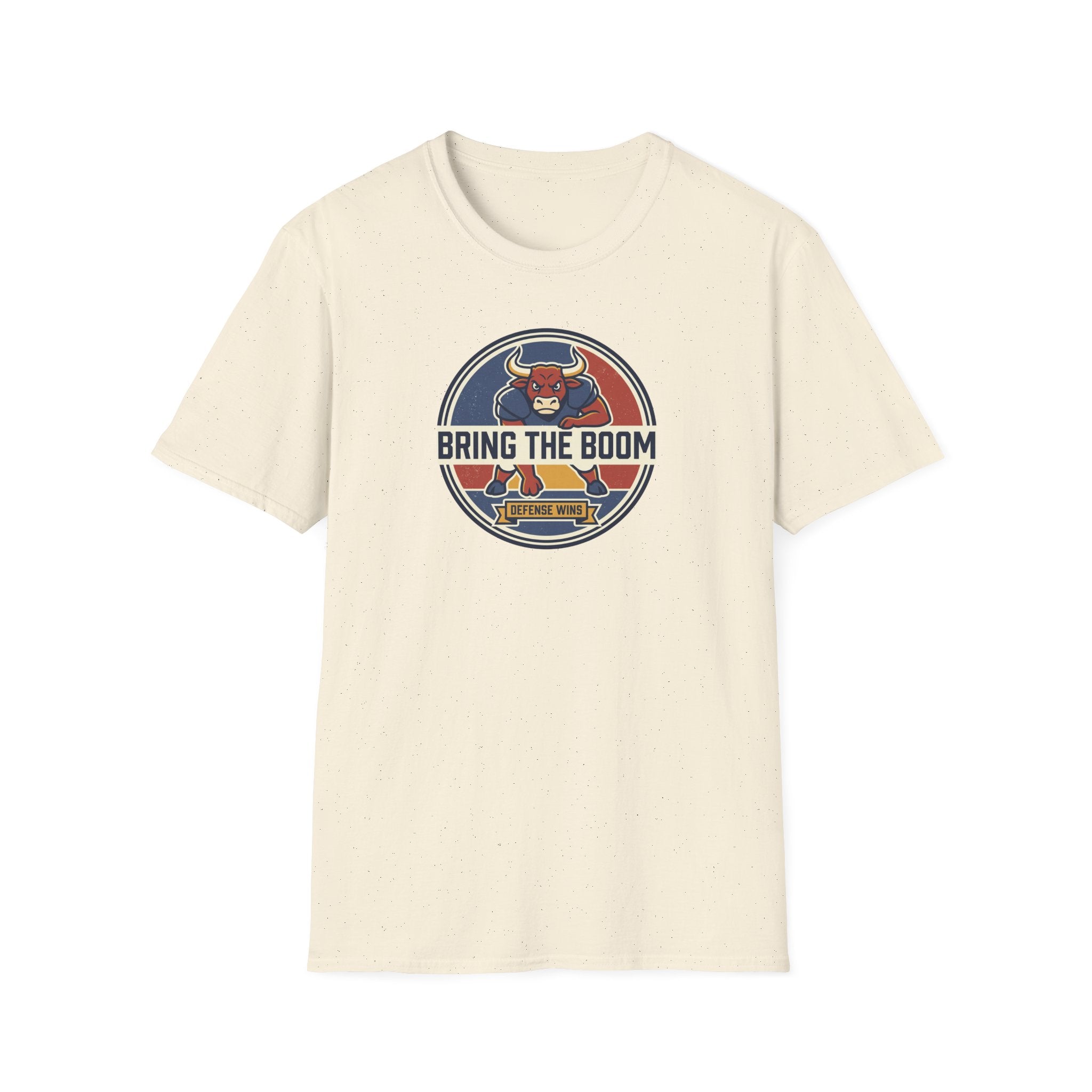 Bull Mascot T-Shirt | Vintage Sports Team Spirit Graphic Tee