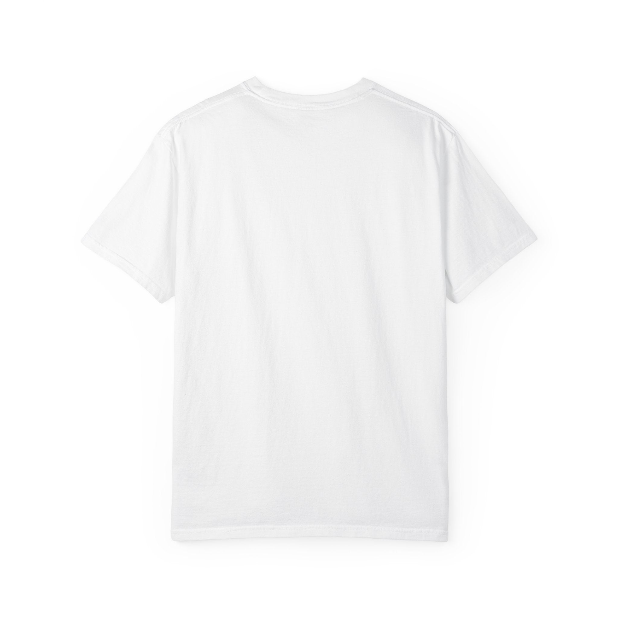 White plain t-shirt, no front graphic
