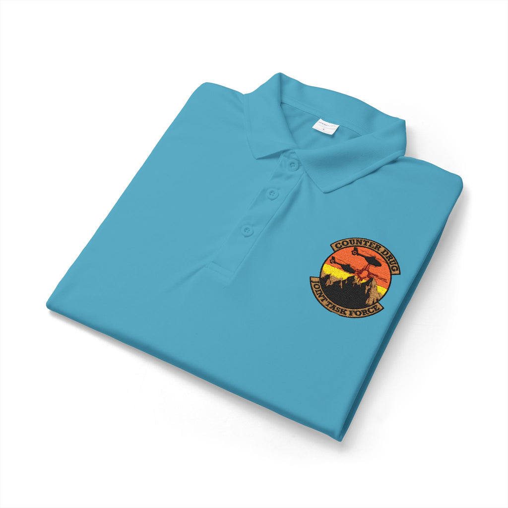 NM CDS - Sunset Surf Polo Shirt — Embroidered Logo 100% polyester