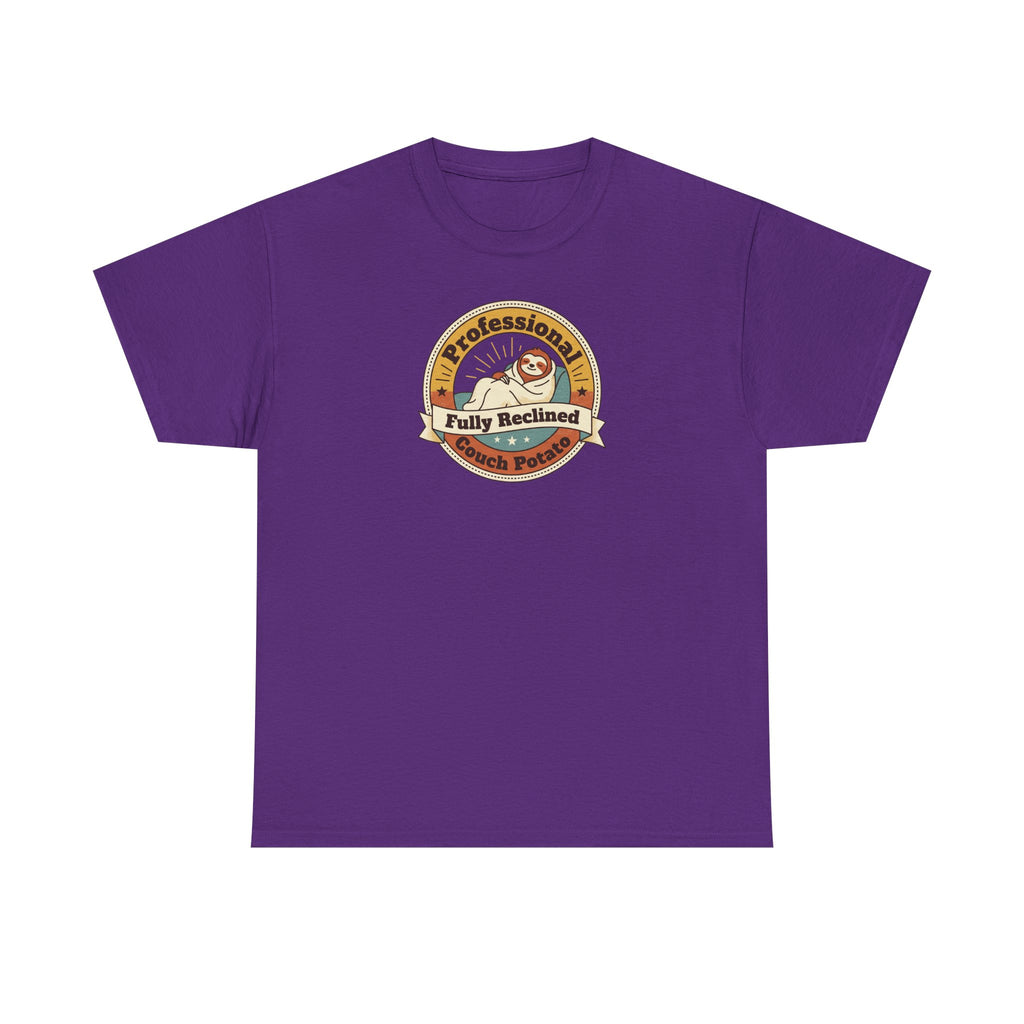 Professional Nap Club T-Shirt | Funny Couch Potato Sloth Graphic Tee