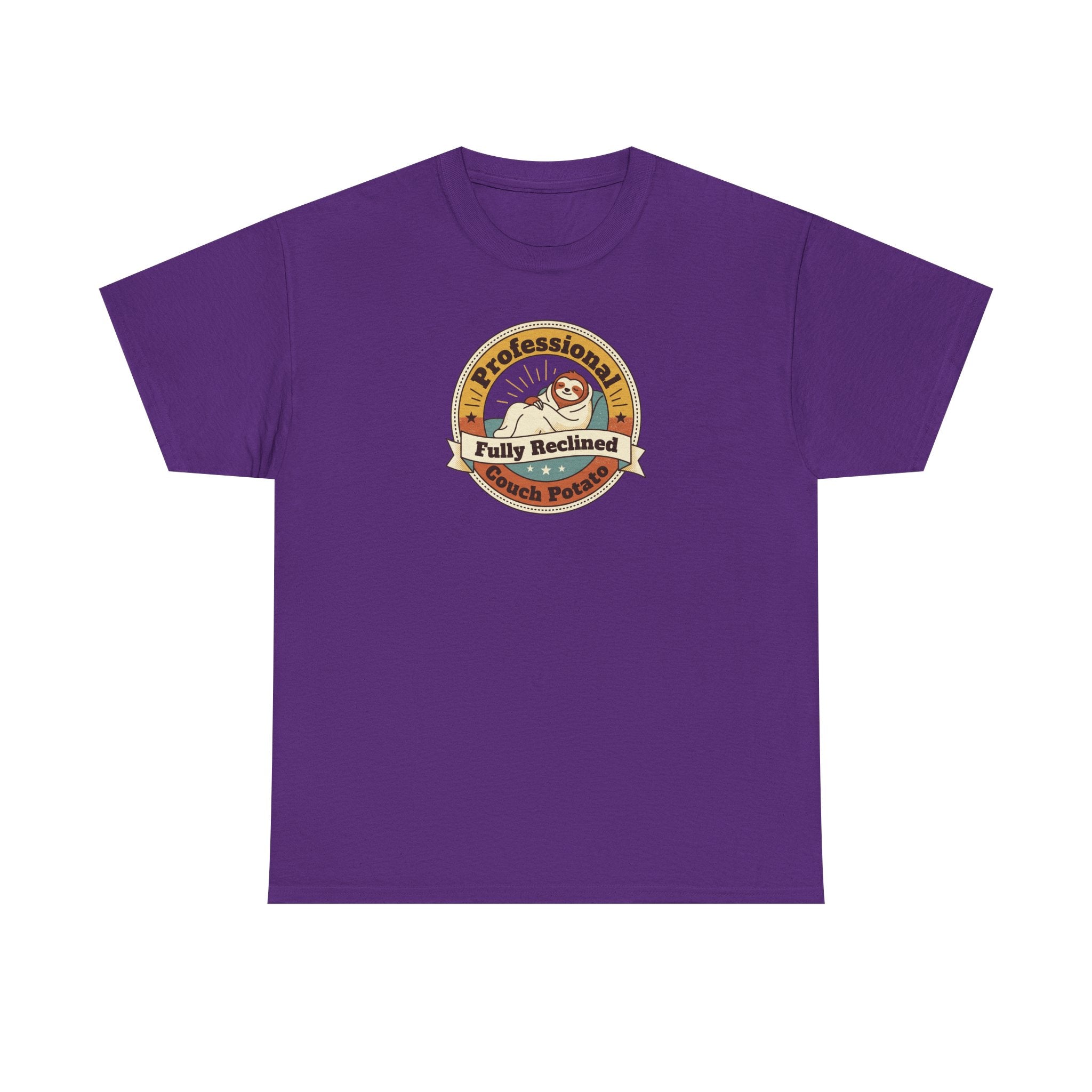 Professional Nap Club T-Shirt | Funny Couch Potato Sloth Graphic Tee