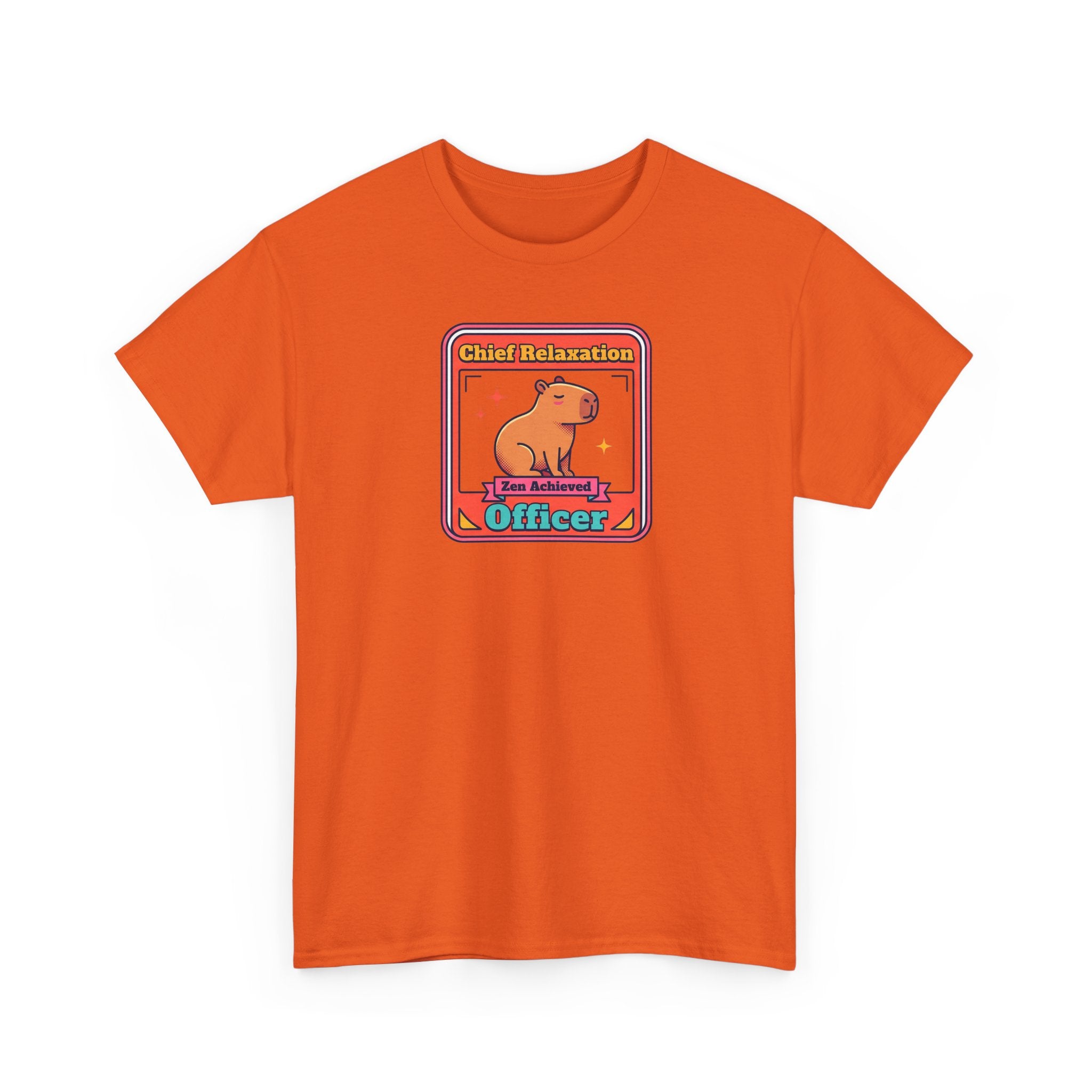 Chief Relaxation Officer T-Shirt | Funny Capybara Zen Graphic Tee