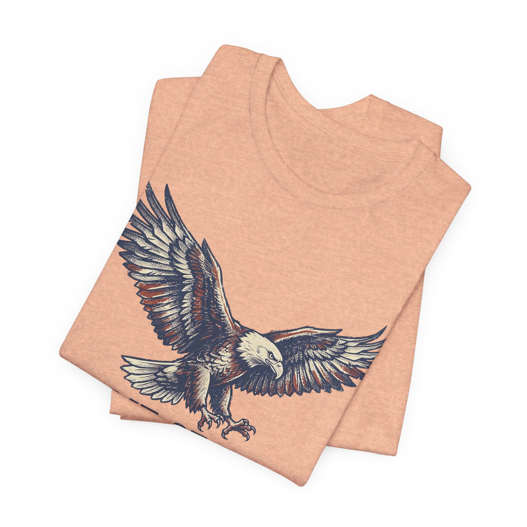 Home of the Brave Bald Eagle T-Shirt — Patriotic Americana Graphic Tee