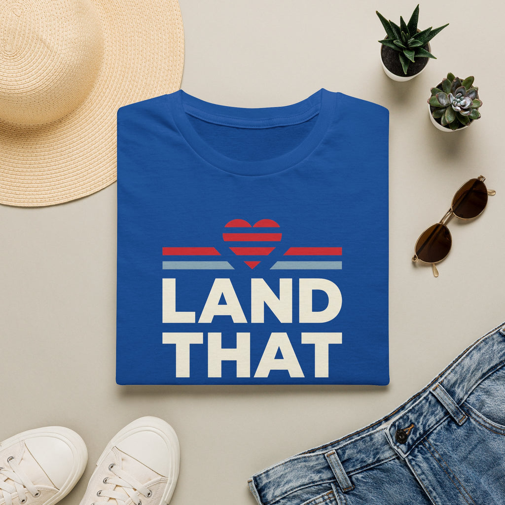 Land That I Love T-Shirt | Patriotic America Shirt, USA Heart Tee, 4th of July Gift, Patriotic Unisex Graphic Tee