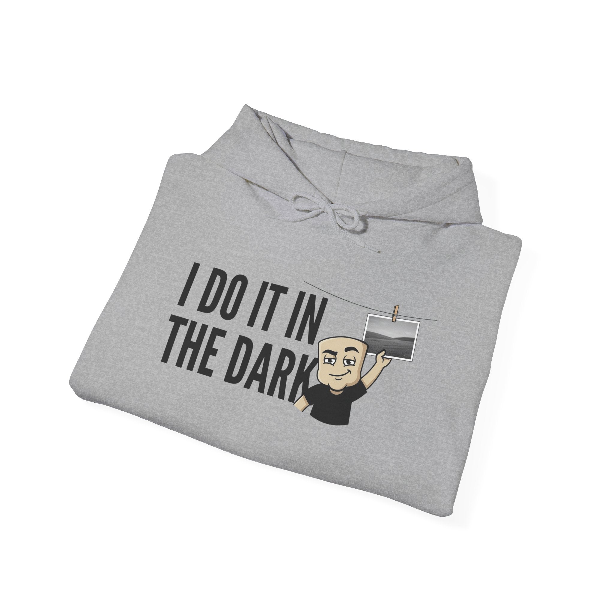 I Do It In The Dark Hoodie | Funny Adult Humor Naughty Innuendo Graphic Sweatshirt Gift