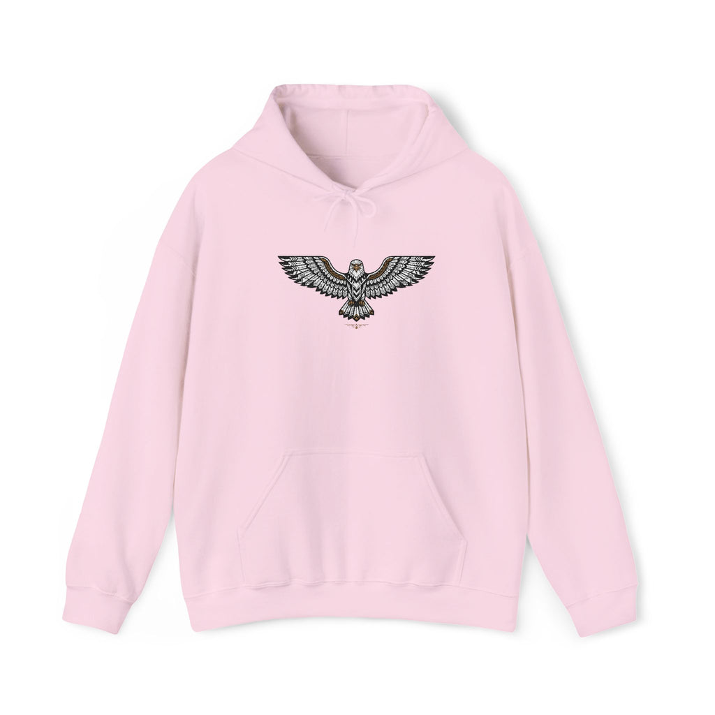 Rhinestone Eagle Hoodie | Sparkle Bird Chest Design, Unisex Embellished Sweatshirt, Eagle Gift Pullover