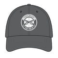 Graphite baseball cap with embroidered Gunslingers logo on front panel