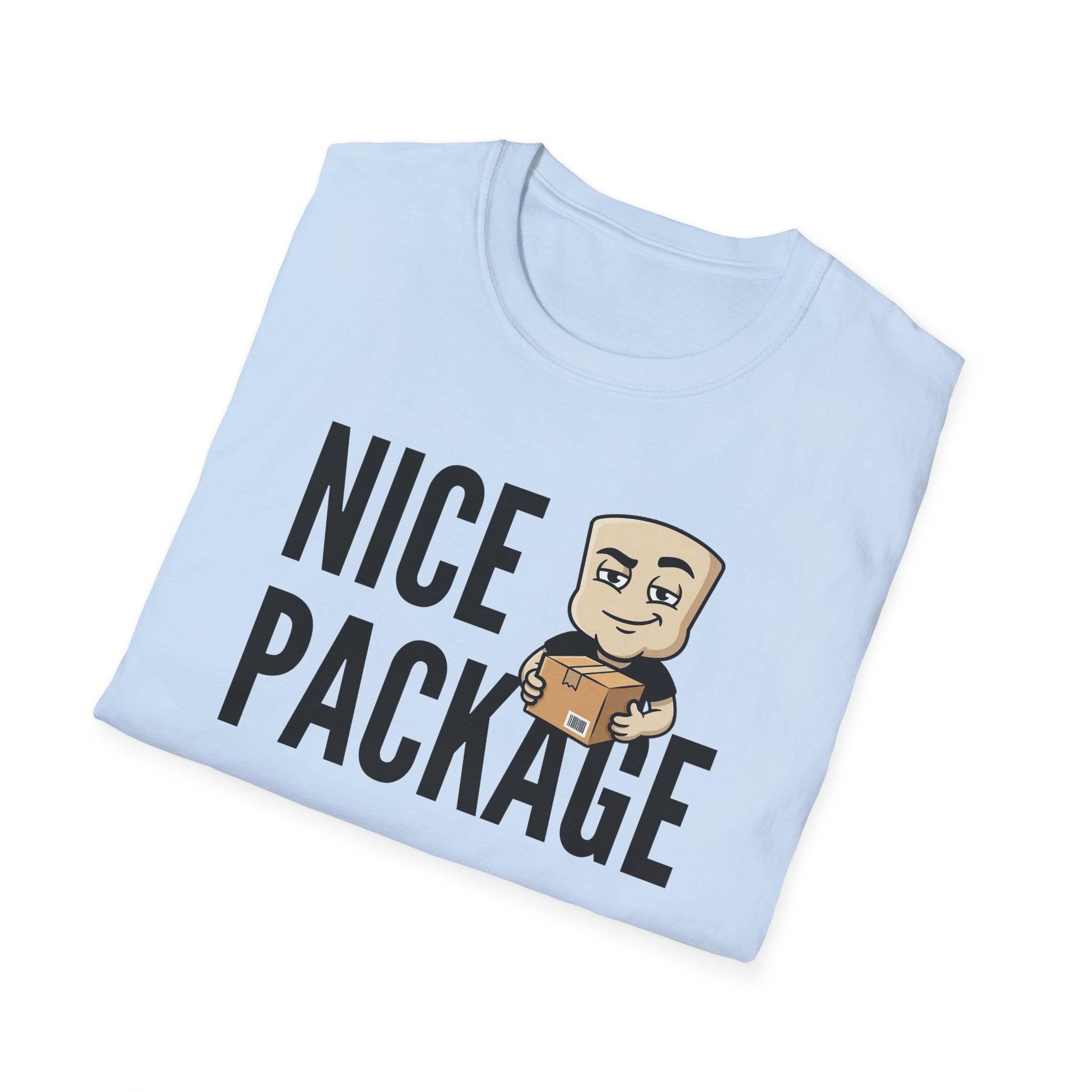 Nice Package T-Shirt, Funny Delivery Driver Tee, Mailman Postal Worker Gift Shirt, Sarcastic Adult Humor Tee Men & Women
