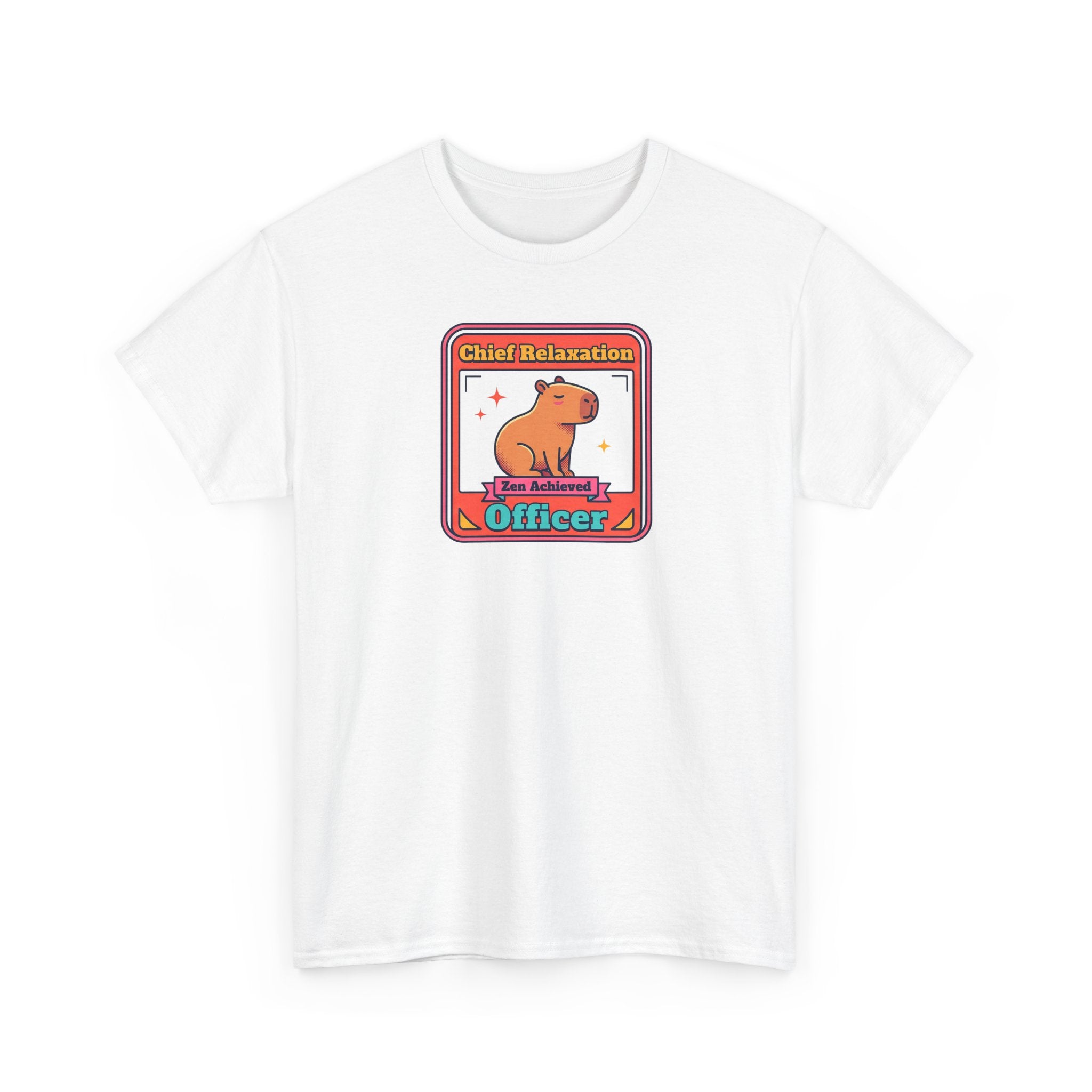 Chief Relaxation Officer T-Shirt | Funny Capybara Zen Graphic Tee
