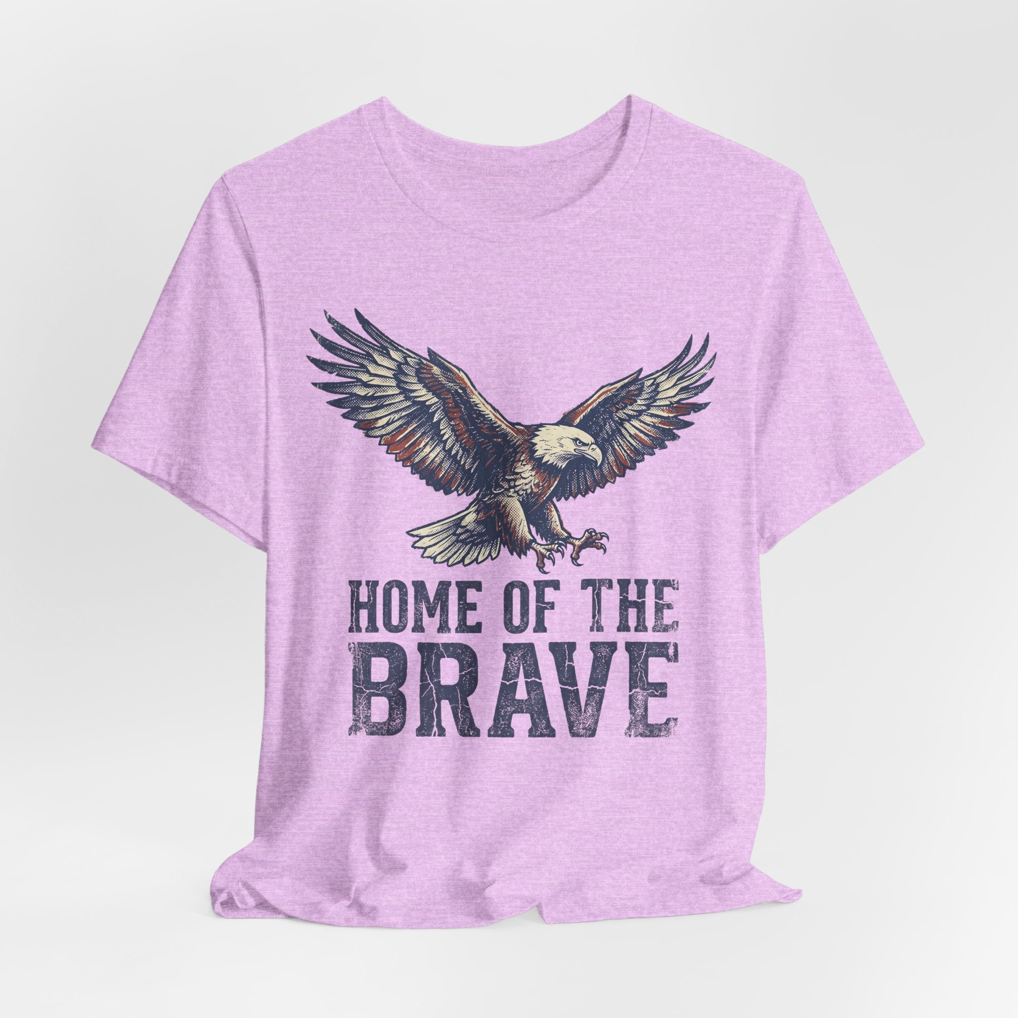 Home of the Brave Bald Eagle T-Shirt — Patriotic Americana Graphic Tee