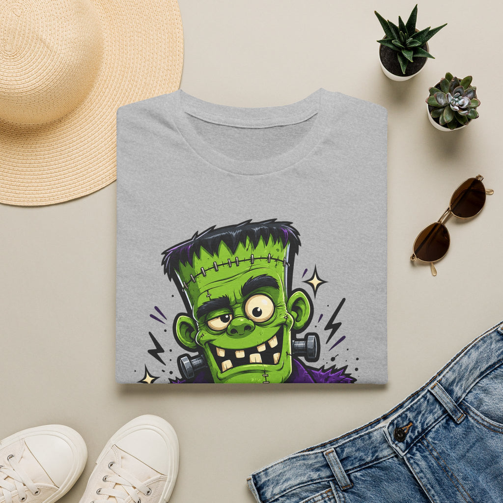 Stay Weird Frankenstein T-Shirt | Halloween Monster Graphic Tee | Spooky Cartoon Tee | Funny Monster Shirt | Halloween Gift