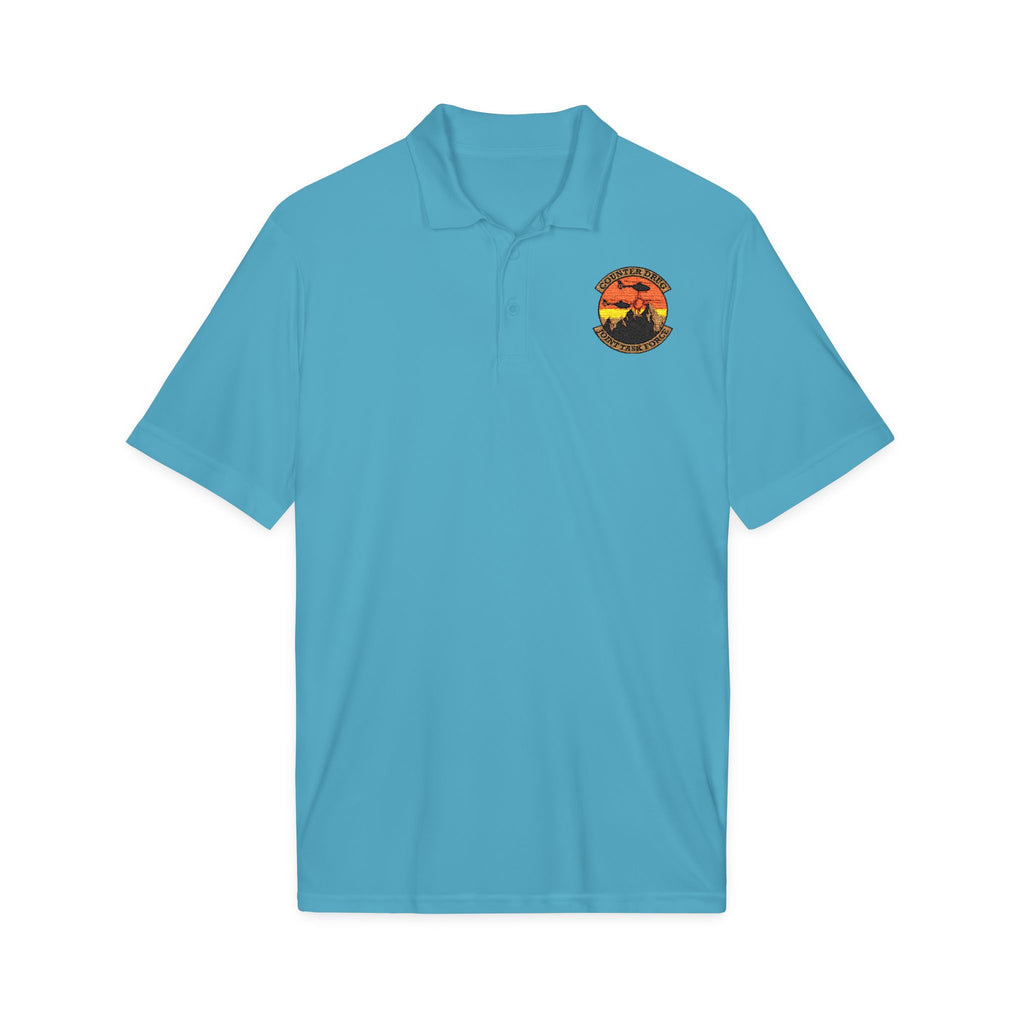NM CDS - Sunset Surf Polo Shirt — Embroidered Logo 100% polyester