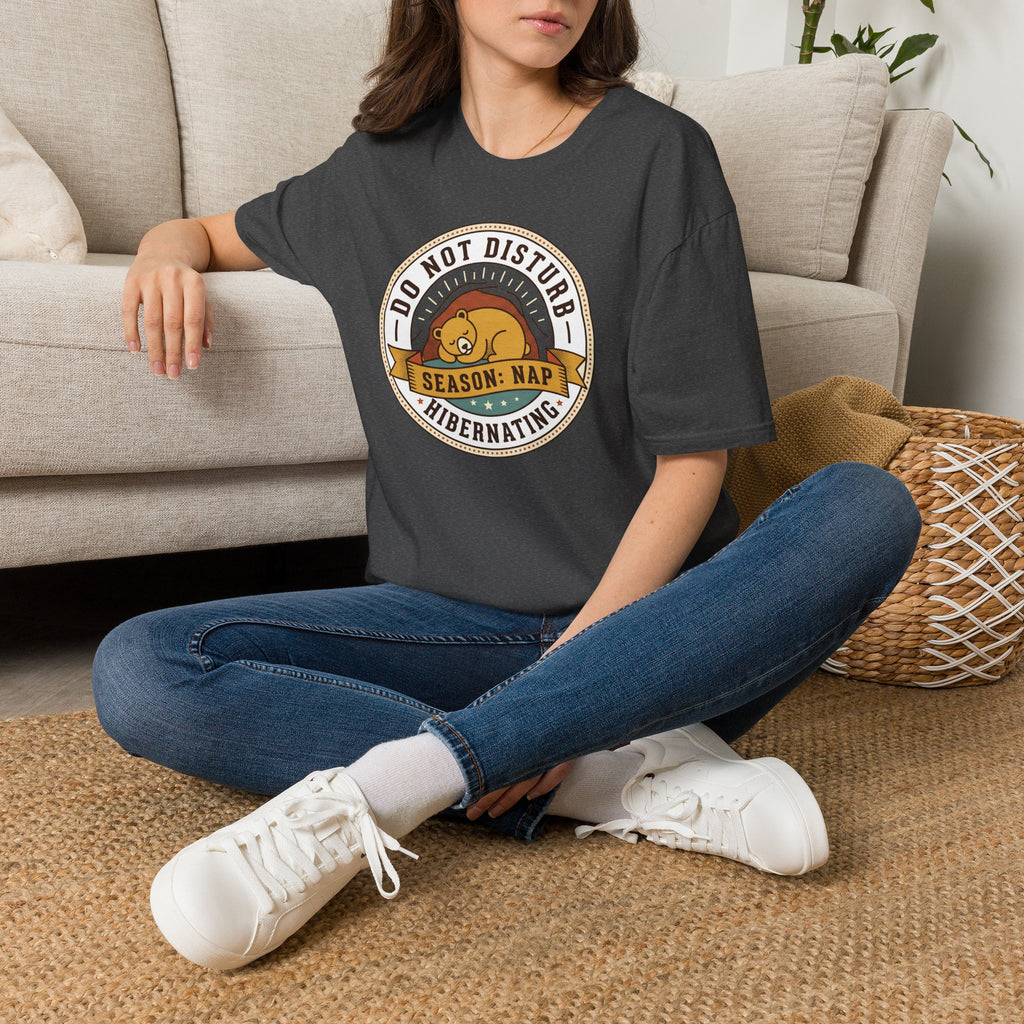 Do Not Disturb Season: Nap T-Shirt | Hibernating Bear Design