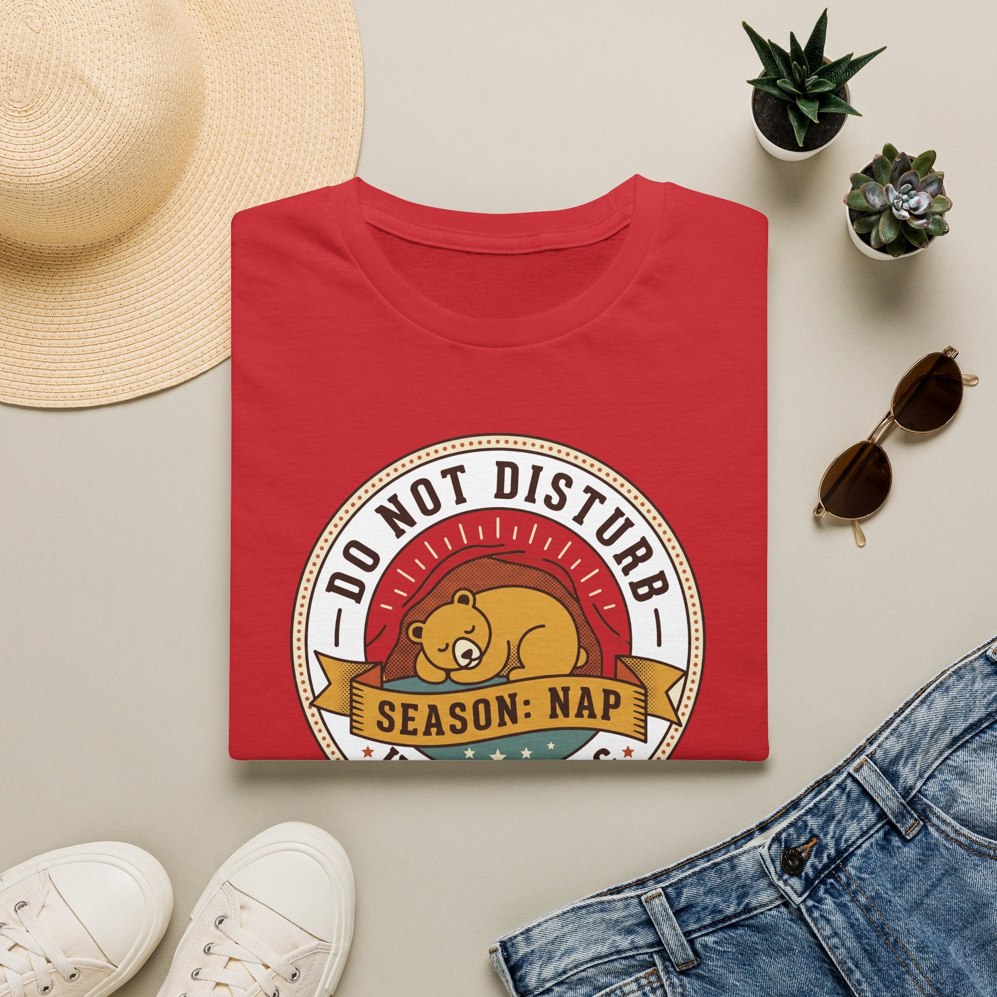 Do Not Disturb Season: Nap T-Shirt | Hibernating Bear Design
