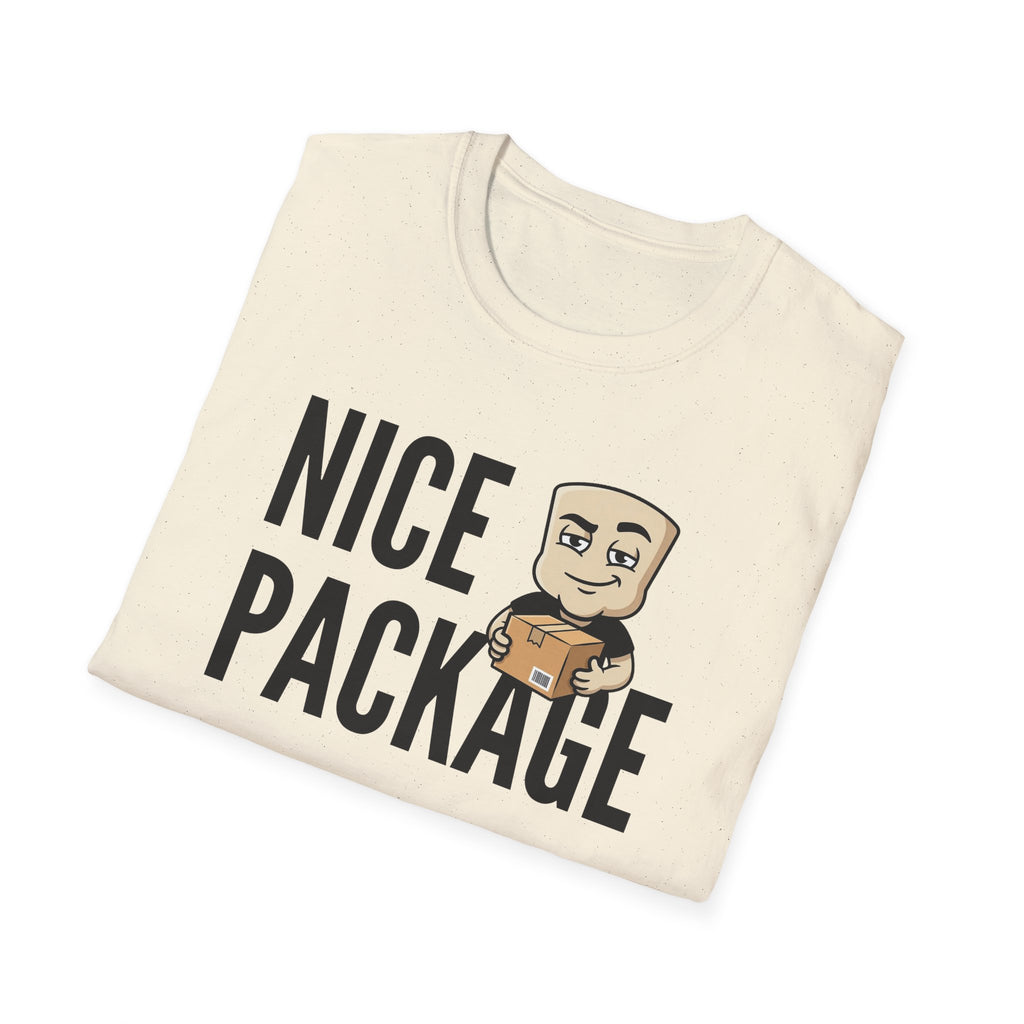 Nice Package T-Shirt, Funny Delivery Driver Tee, Mailman Postal Worker Gift Shirt, Sarcastic Adult Humor Tee Men & Women
