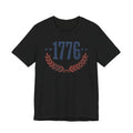 1776 Laurel Wreath T-Shirt | Patriotic American Revolution History Independence Day Graphic Tee