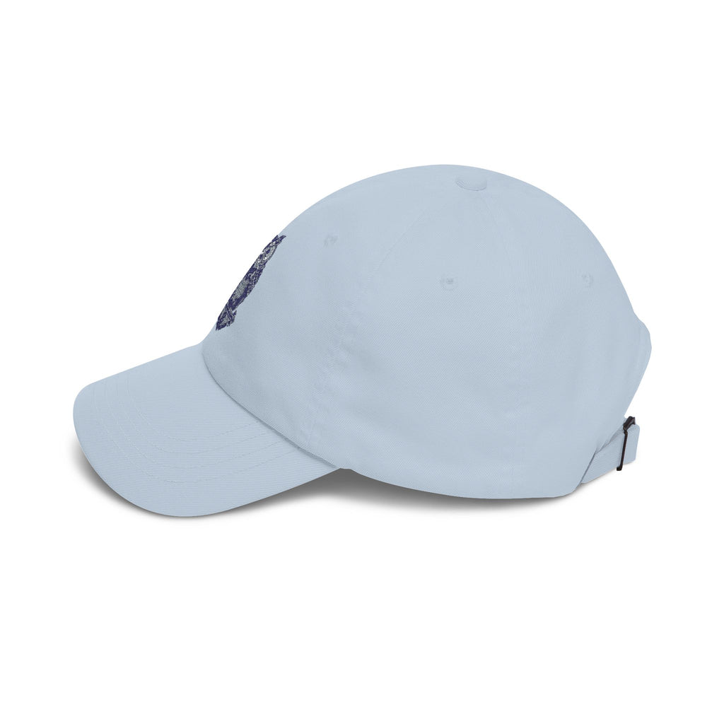 Embroidered Blue Owl Dad Cap – Classic Casual Baseball Hat