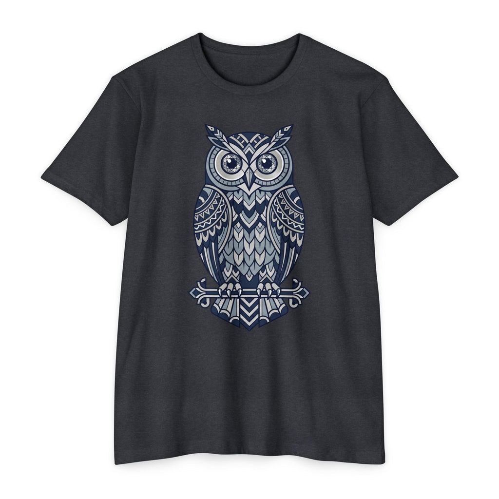 Owl T-Shirt Tribal Boho Woodland Illustration Graphic Tee Owl Lover Gift Nature Art Unisex