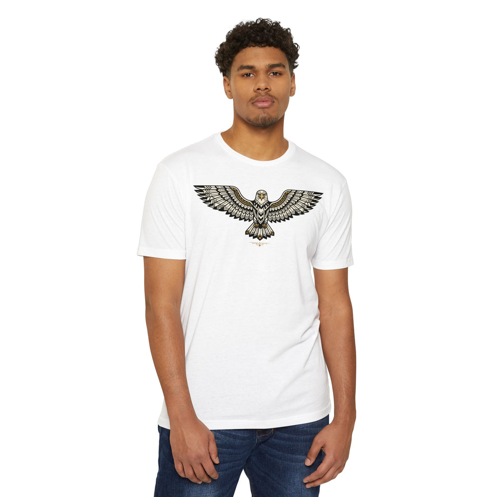 Owl T-Shirt Soaring Flying Owl Illustration Graphic Tee Owl Lover Gift Wildlife Art Unisex