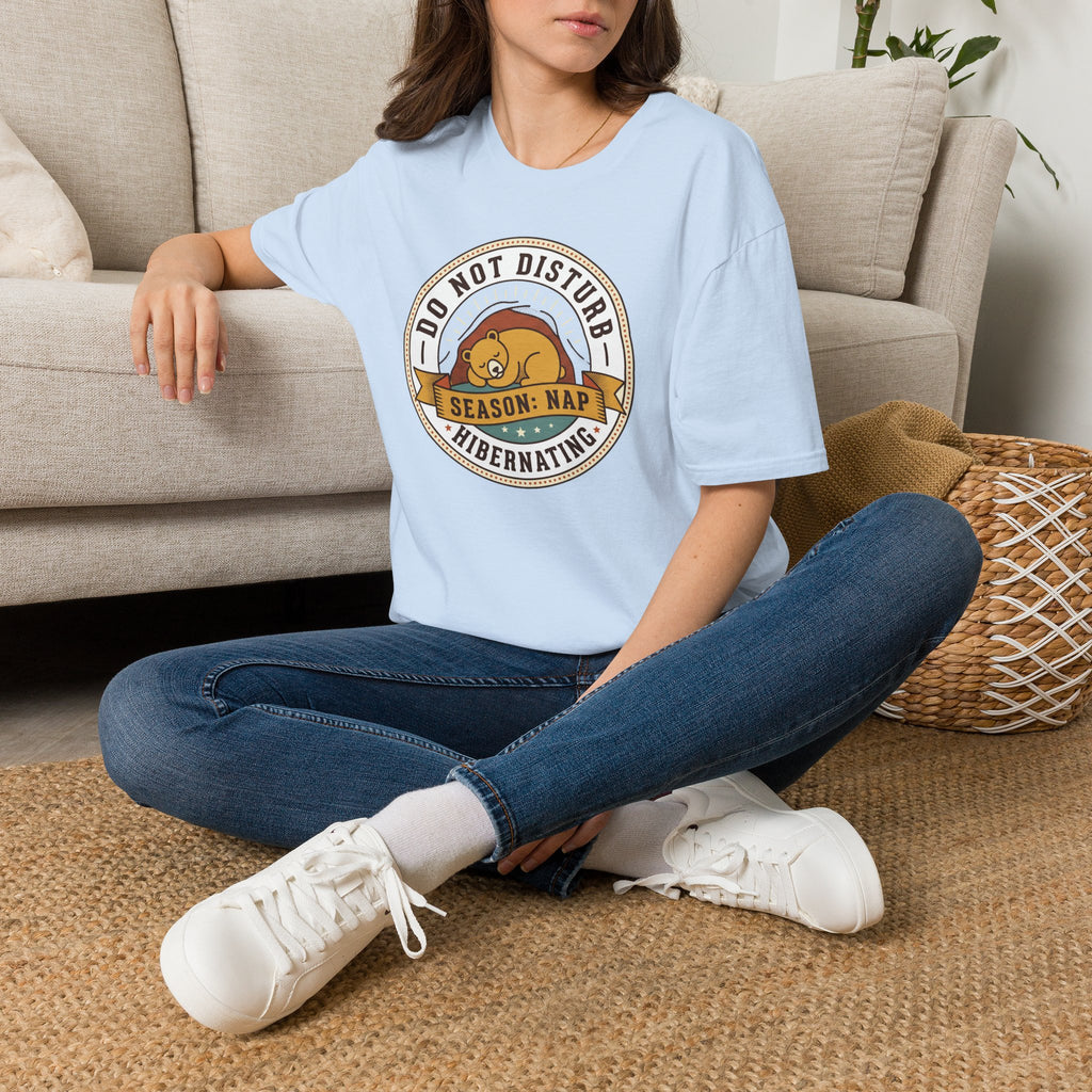 Do Not Disturb Season: Nap T-Shirt | Hibernating Bear Design