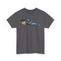 Flaming Dragster Graphic Tee | Retro Hot Rod Racing Car T-Shirt, Unisex Kustom Art Gift