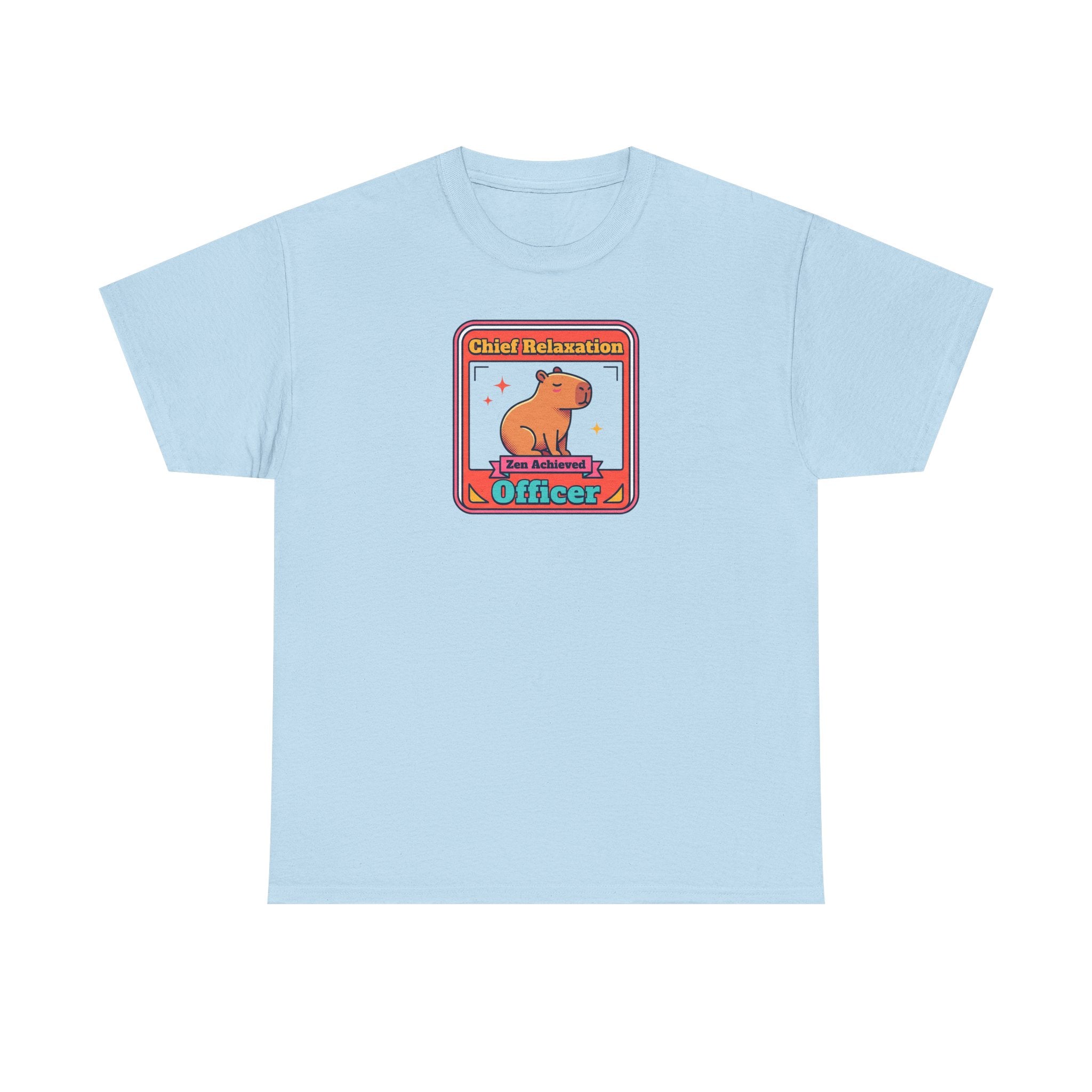 Chief Relaxation Officer T-Shirt | Funny Capybara Zen Graphic Tee