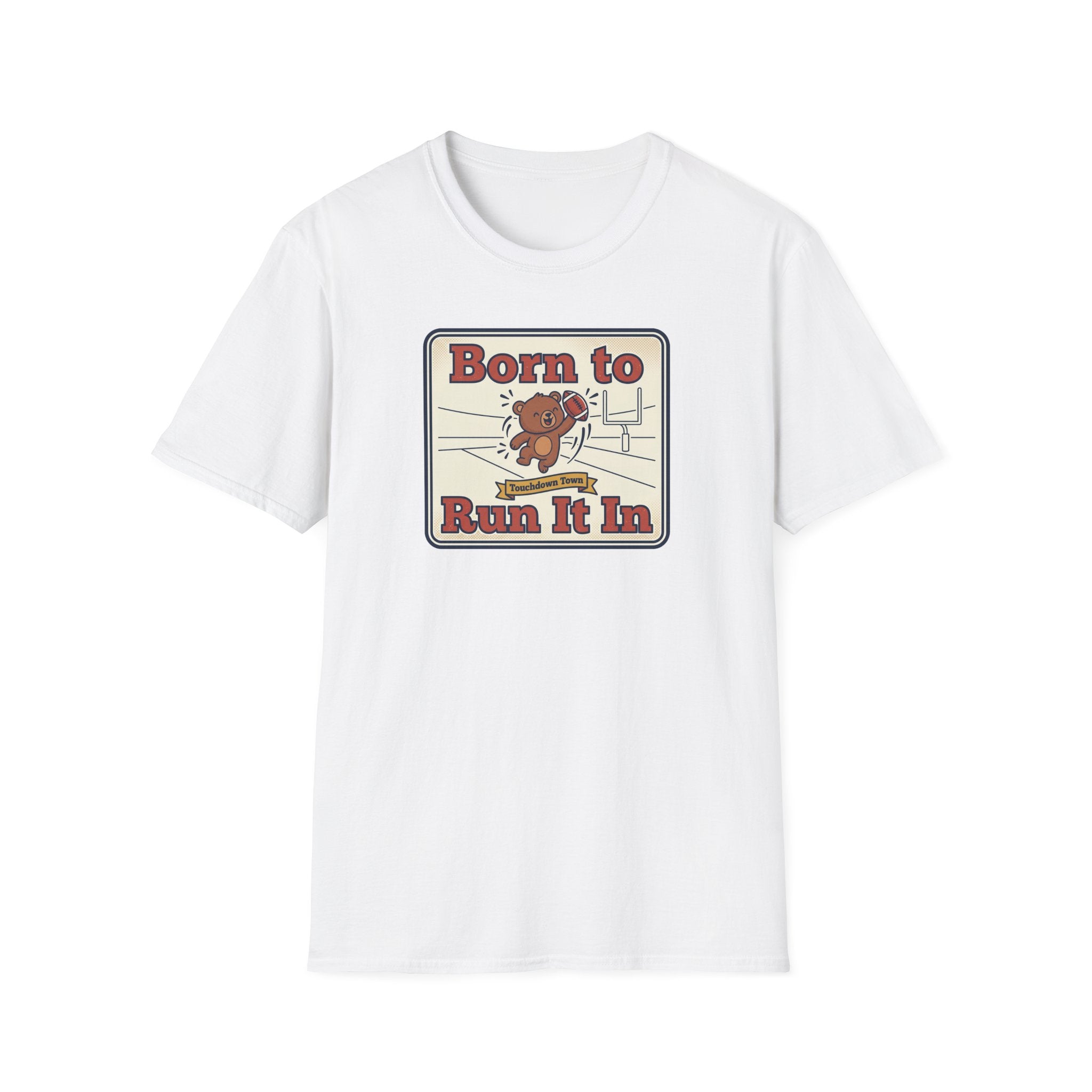 Funny Sports Bear T-Shirt | Cute Game Day Humor Graphic Tee