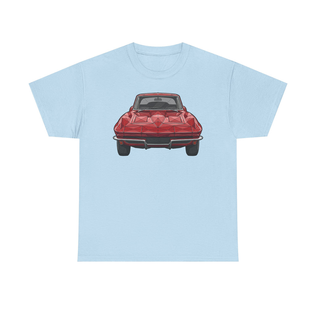 Retro Split Window Sports Coupe T-Shirt | Front and Rear View