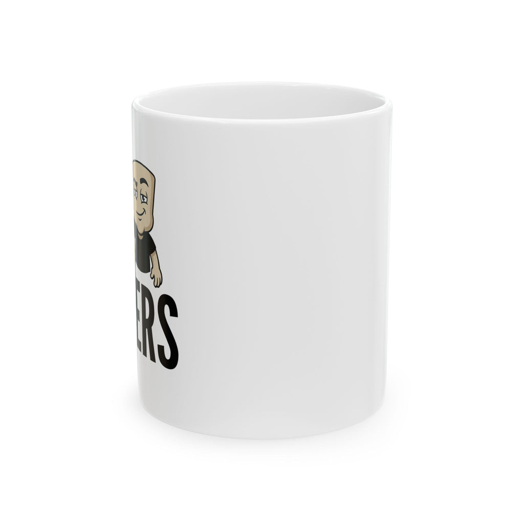 Funny Fishing Mug Size Matters | Gift for Fisherman Dad | Cartoon Fishing Coffee Cup | Funny Angler Gift | Novelty 11oz 15oz Ceramic Mug