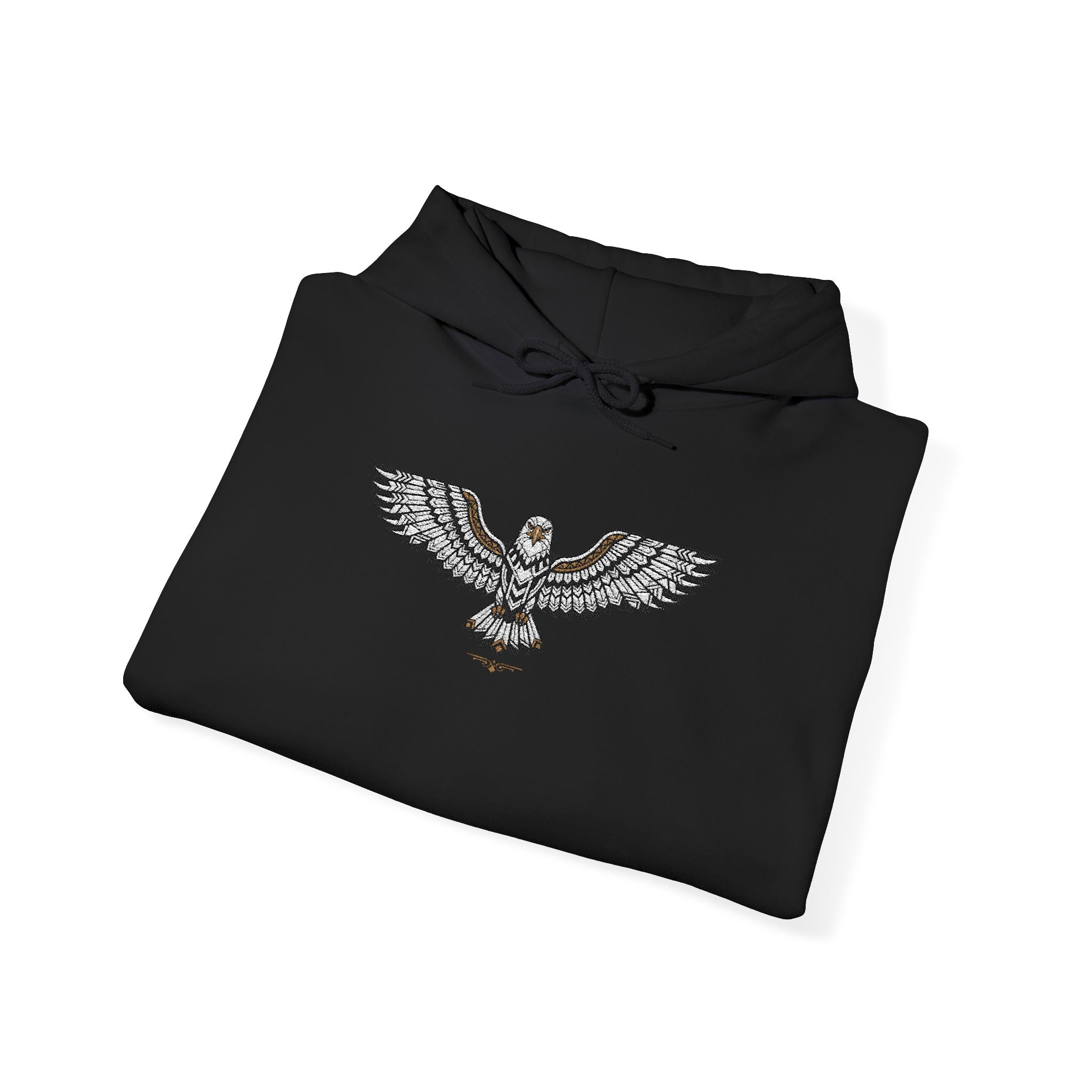 Rhinestone Eagle Hoodie | Sparkle Bird Chest Design, Unisex Embellished Sweatshirt, Eagle Gift Pullover