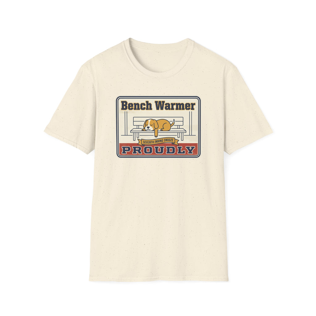 Funny Lazy Dog T-Shirt | Bench Warmer Sarcastic Humor Tee