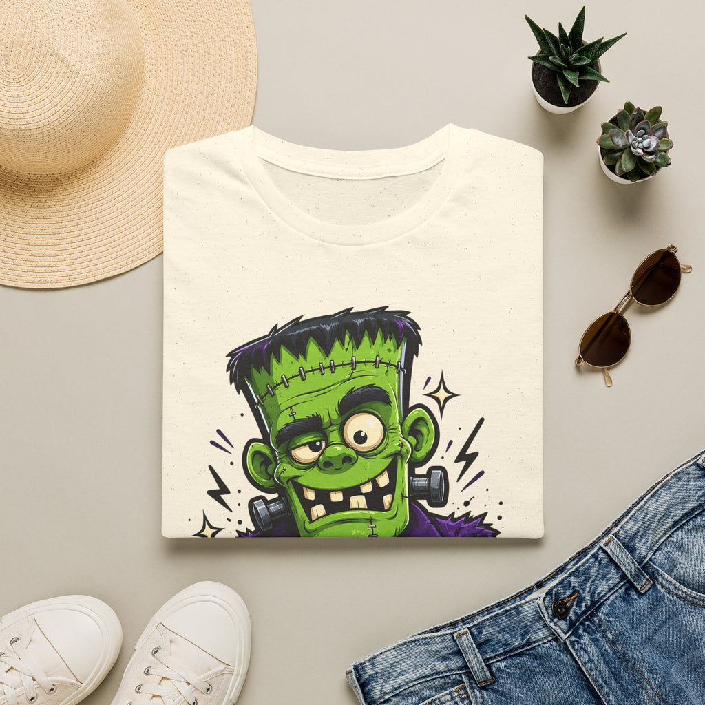 Stay Weird Frankenstein T-Shirt | Halloween Monster Graphic Tee | Spooky Cartoon Tee | Funny Monster Shirt | Halloween Gift