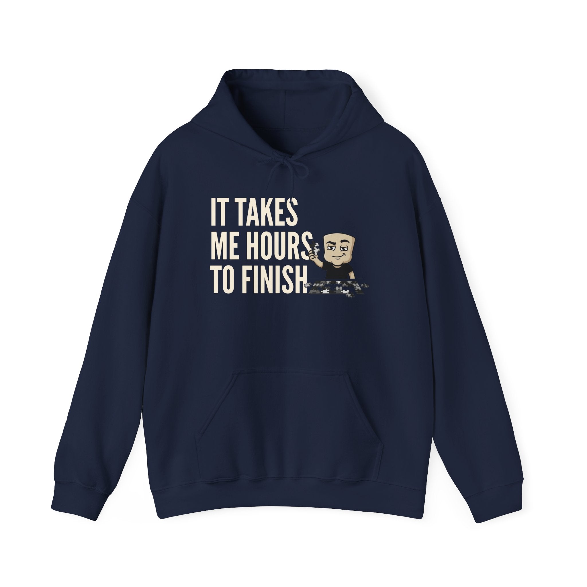 It Takes Me Hours To Finish Hoodie | Funny Chess Gift Adult Humor Naughty Graphic Sweatshirt