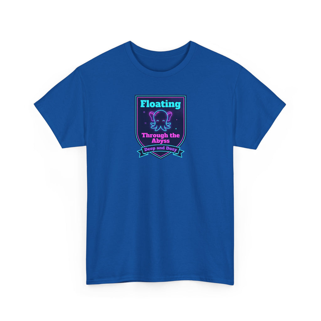 Floating Through the Abyss Tee | Neon Octopus Graphic