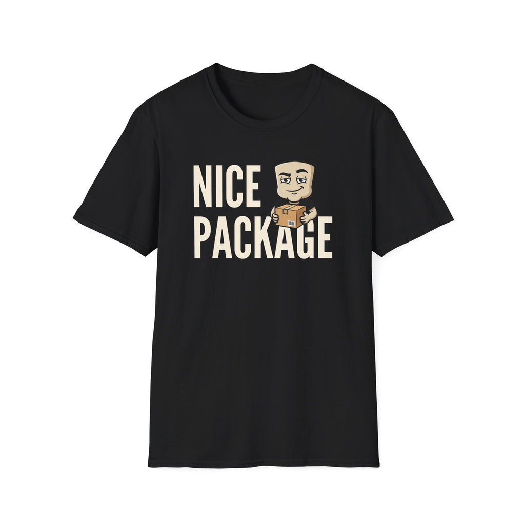 Nice Package T-Shirt, Funny Delivery Driver Tee, Mailman Postal Worker Gift Shirt, Sarcastic Adult Humor Tee Men & Women