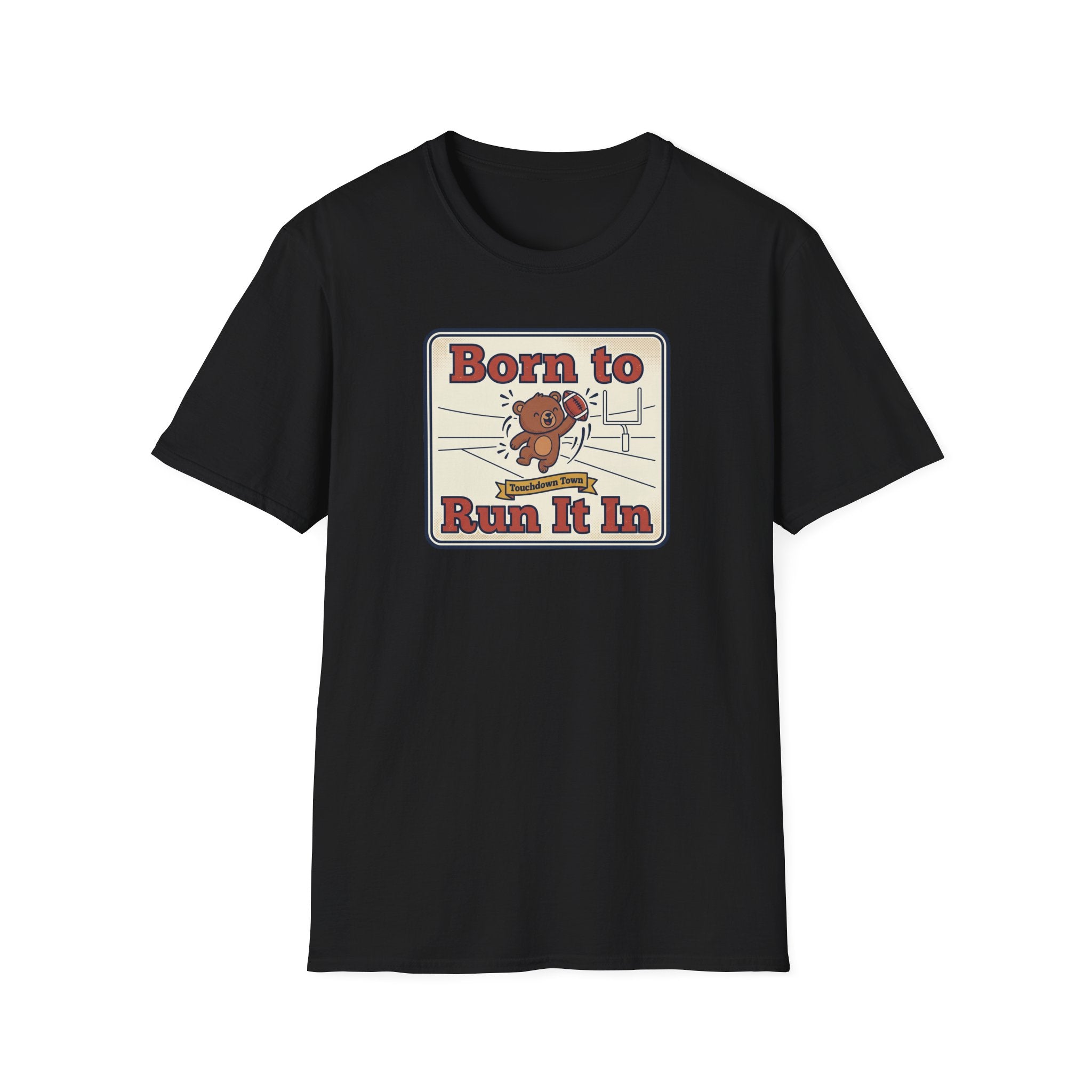 Funny Sports Bear T-Shirt | Cute Game Day Humor Graphic Tee